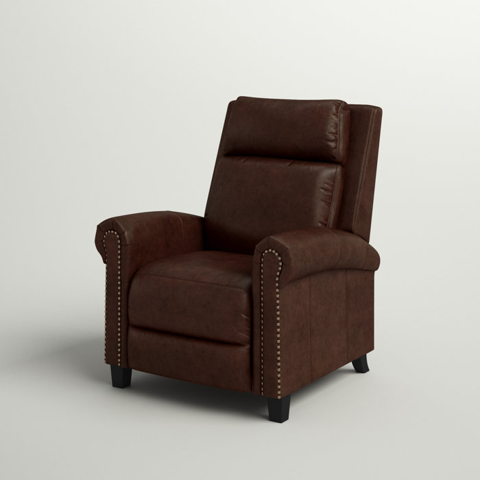 Three Posts™ Kerstetter Leather Recliner & Reviews Wayfair
